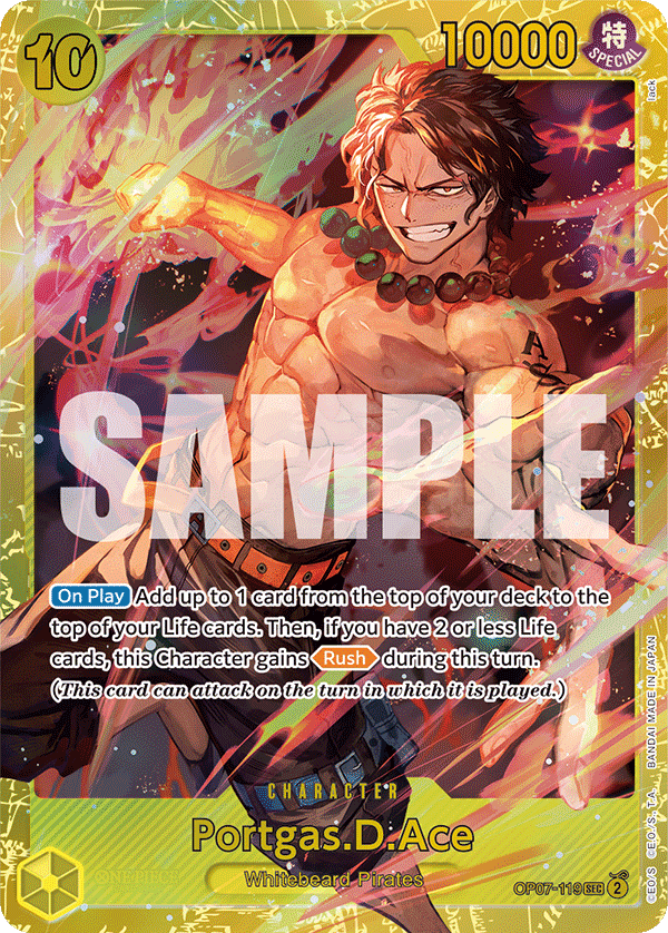 Portgas.D.Ace One Piece card