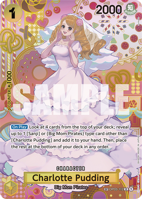 Charlotte Pudding One Piece card
