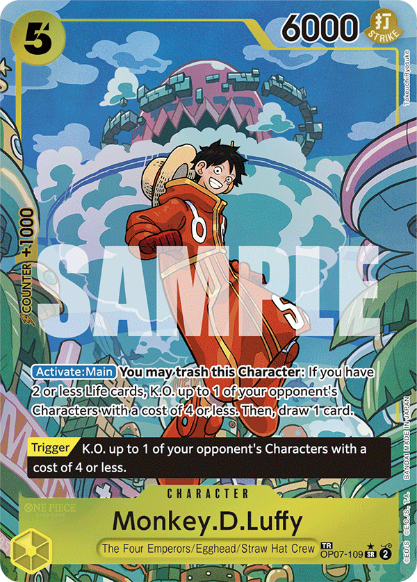 Monkey.D.Luffy One Piece card