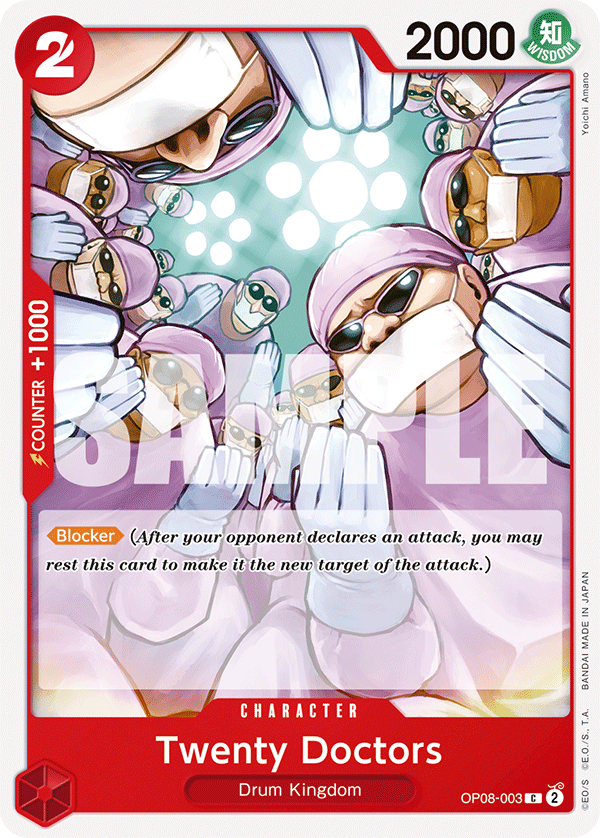 Twenty Doctors One Piece card