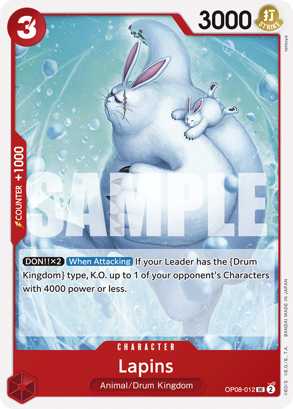 Lapins One Piece card