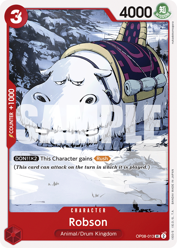 Robson One Piece card