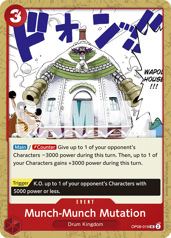 Munch-Munch Mutation One Piece card