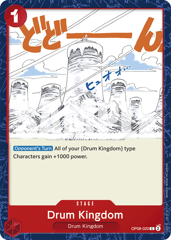 Drum Kingdom One Piece card