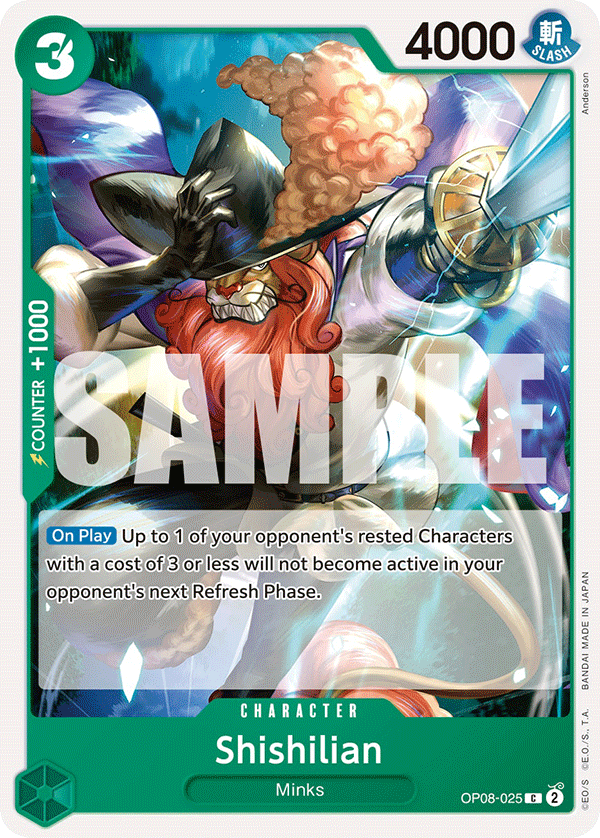 Shishilian One Piece card