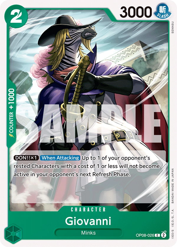 Giovanni One Piece card