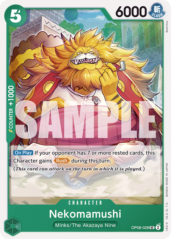 Nekomamushi One Piece card