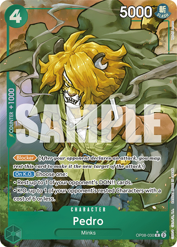 Pedro One Piece card