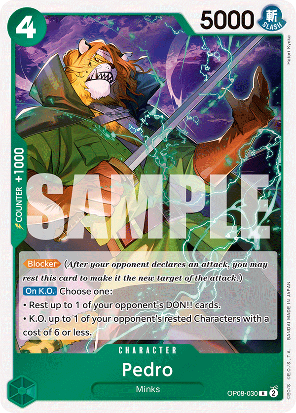 Pedro One Piece card