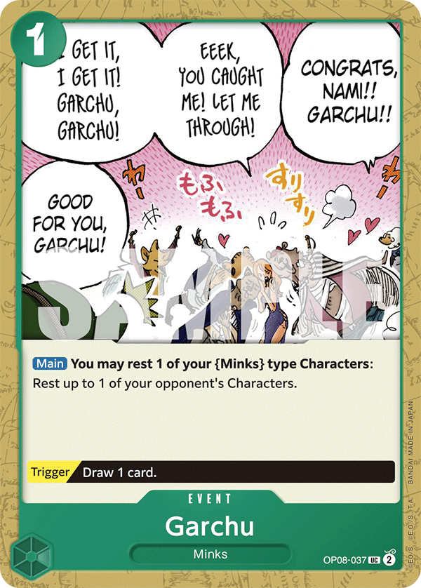 Garchu One Piece card