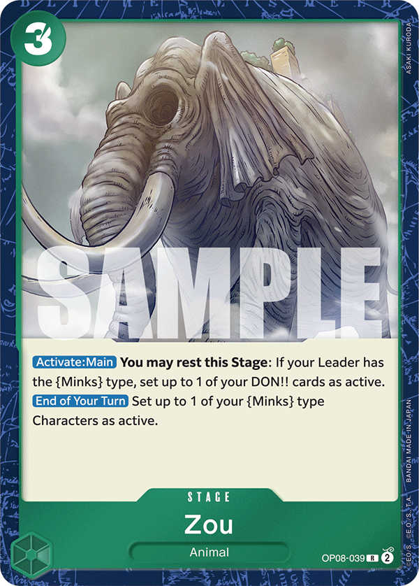 Zou One Piece card