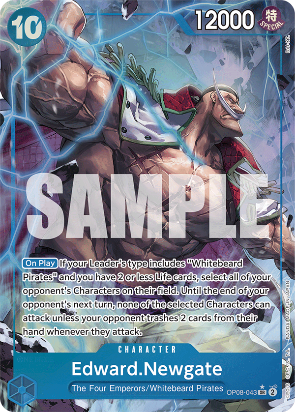 Edward.Newgate One Piece card