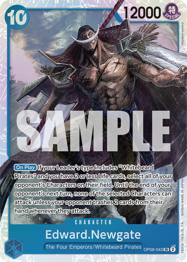 Edward.Newgate One Piece card