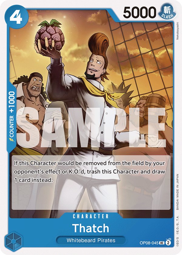 Thatch One Piece card