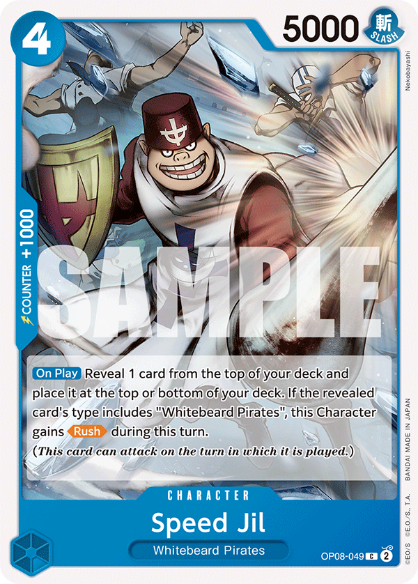 Speed Jil One Piece card