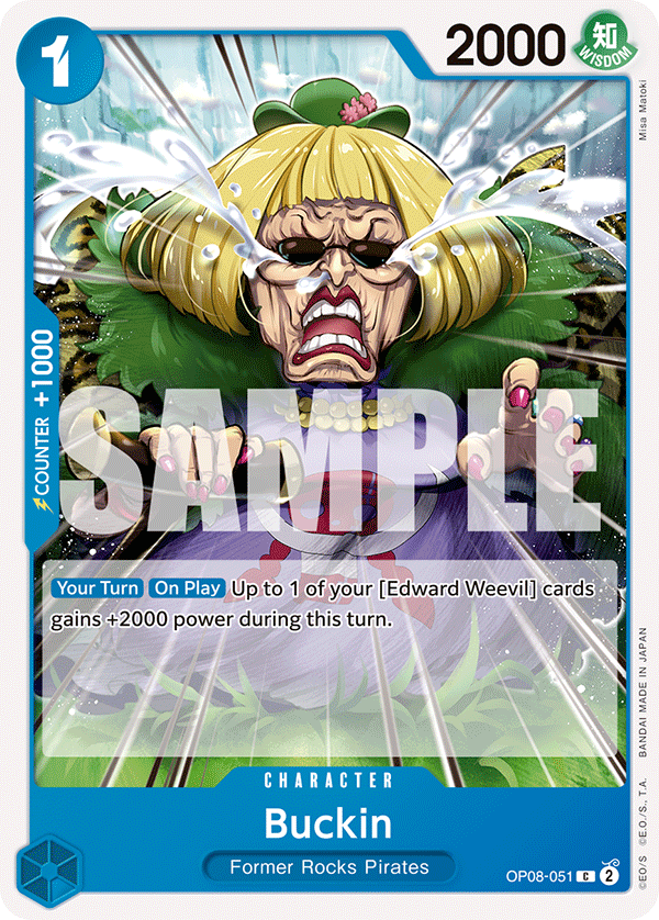 Buckin One Piece card
