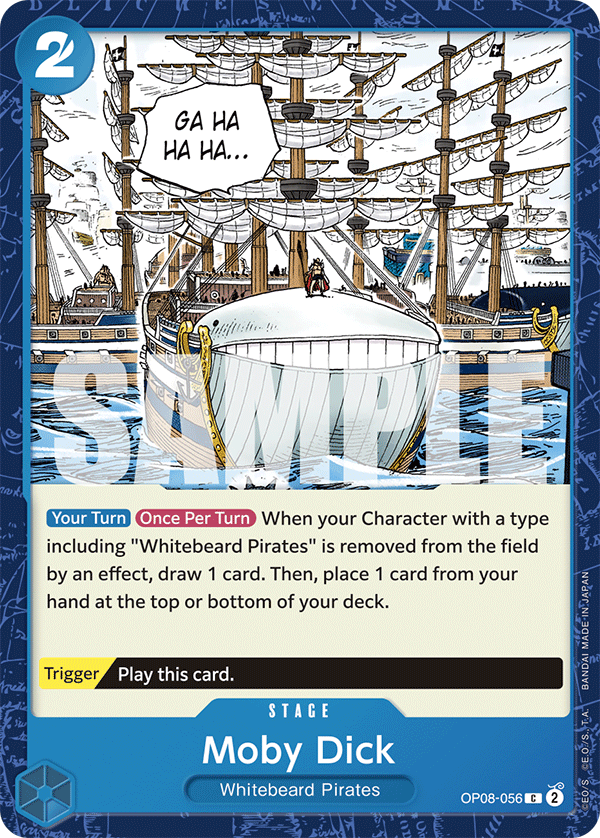 Moby Dick One Piece card