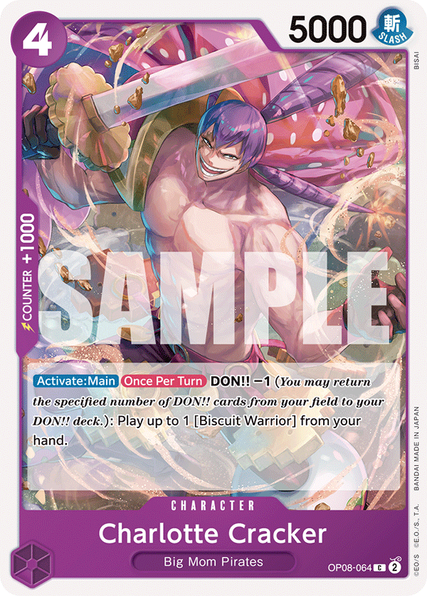 Charlotte Cracker One Piece card