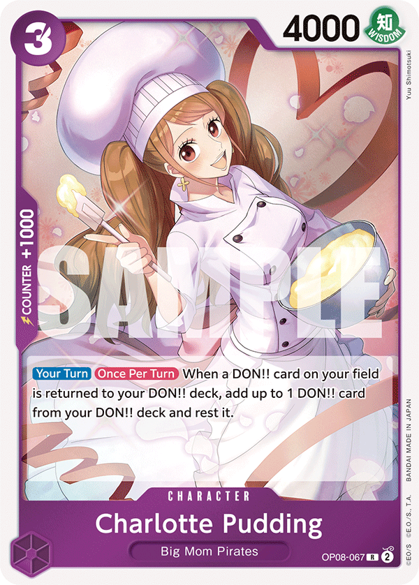 Charlotte Pudding One Piece card