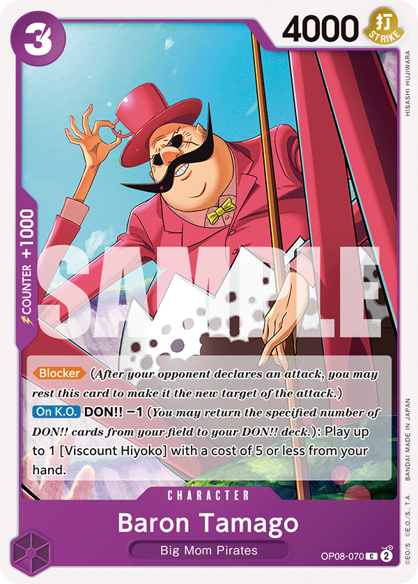 Baron Tamago One Piece card