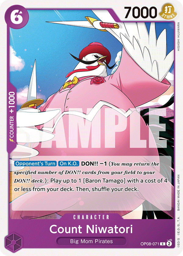 Count Niwatori One Piece card