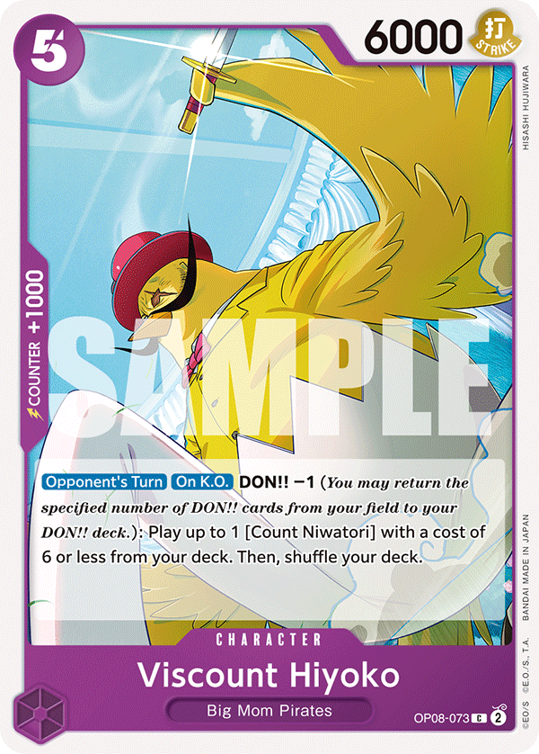 Viscount Hiyoko One Piece card