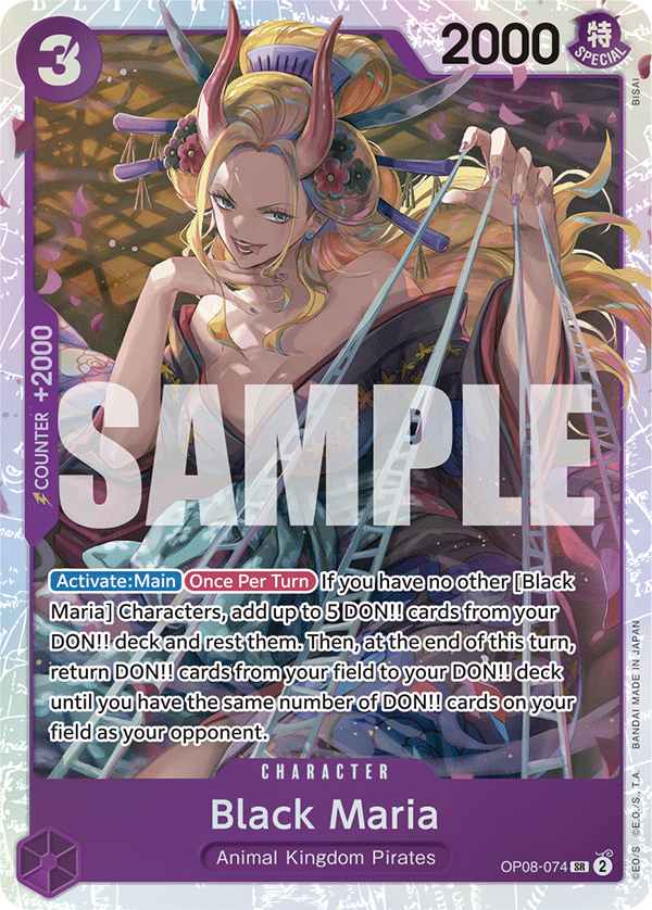 Black Maria One Piece card
