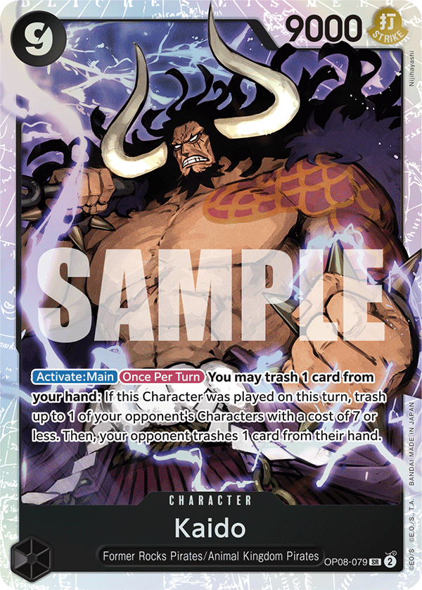 Kaido One Piece card