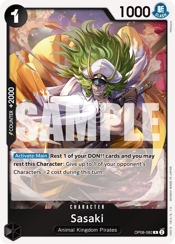 Sasaki One Piece card