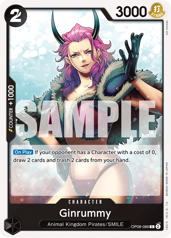 Ginrummy One Piece card