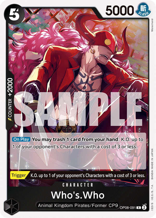 Who's.Who One Piece card