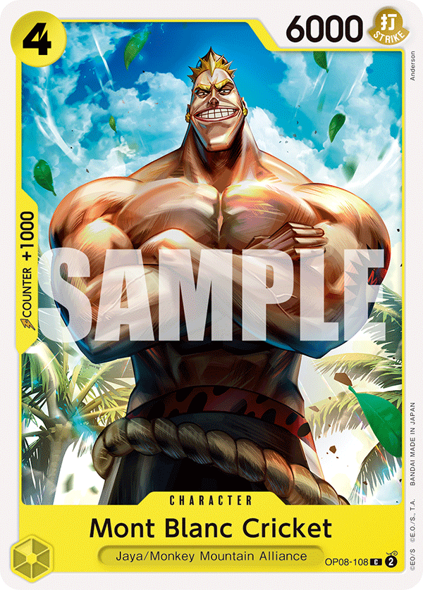 Mont Blanc Cricket One Piece card