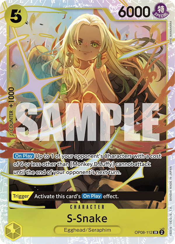S-Snake One Piece card