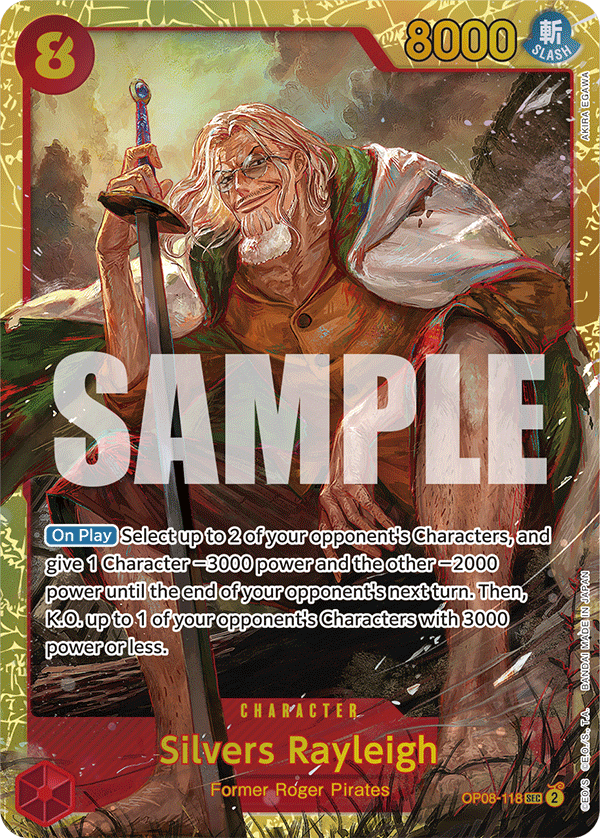 Silvers Rayleigh One Piece card