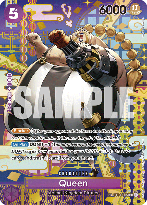 Queen One Piece card