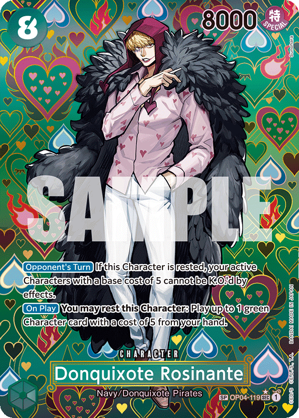 Donquixote Rosinante One Piece card