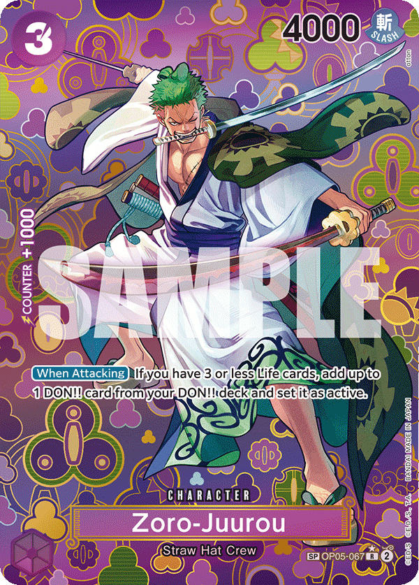 Zoro-Juurou One Piece card