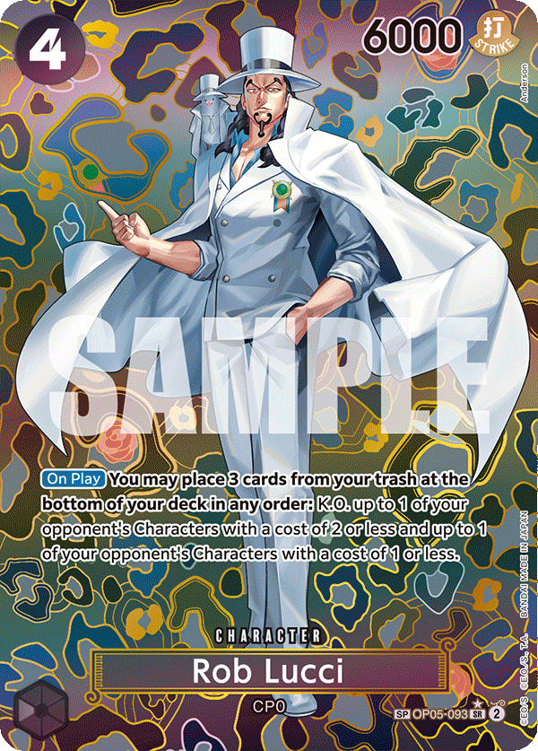 Rob Lucci One Piece card