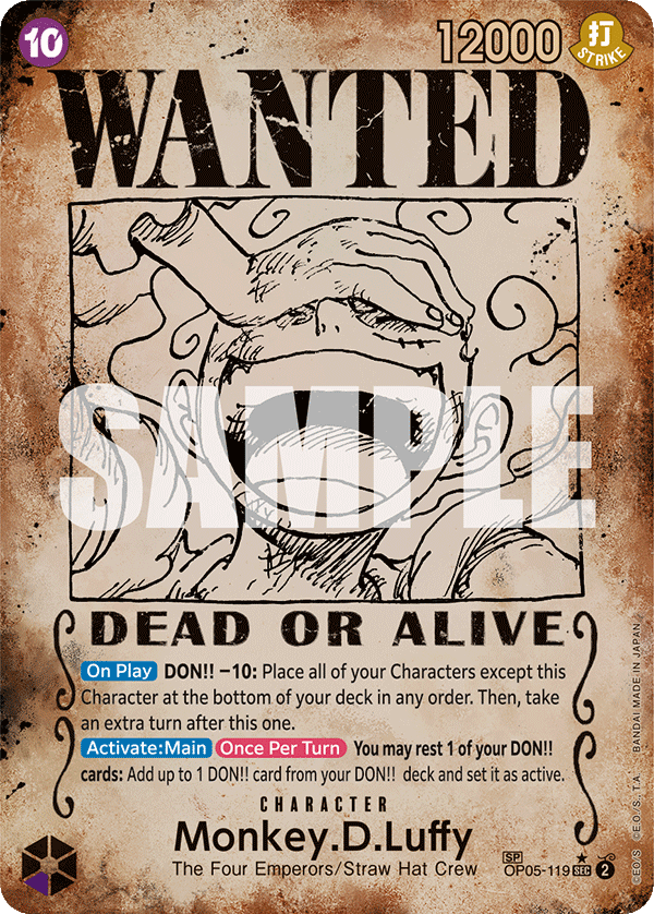 Monkey.D.Luffy One Piece card