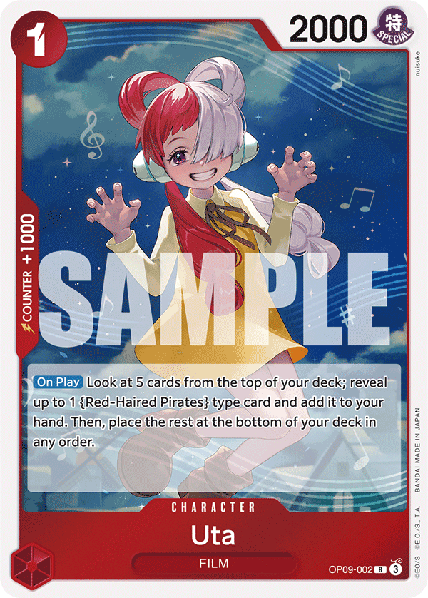 Uta One Piece card