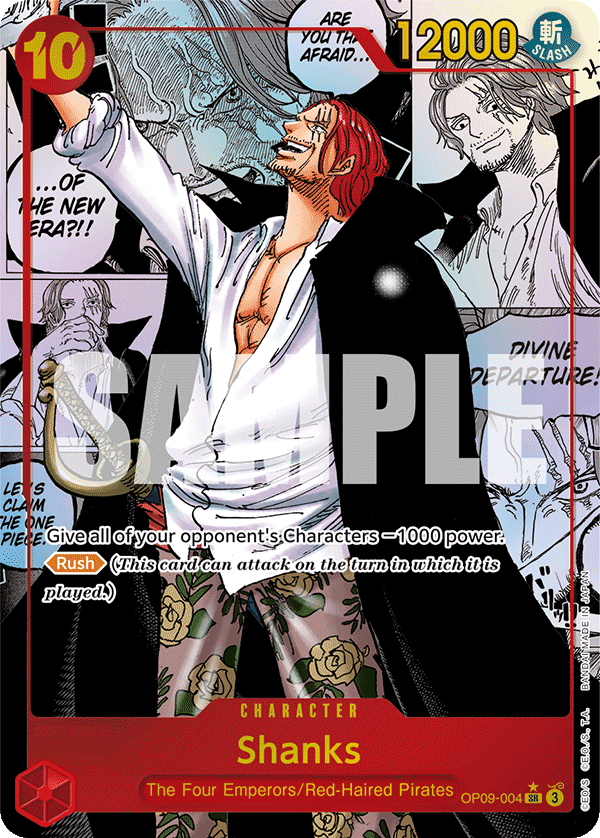 Shanks One Piece card