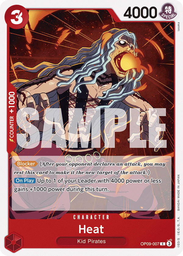Heat One Piece card