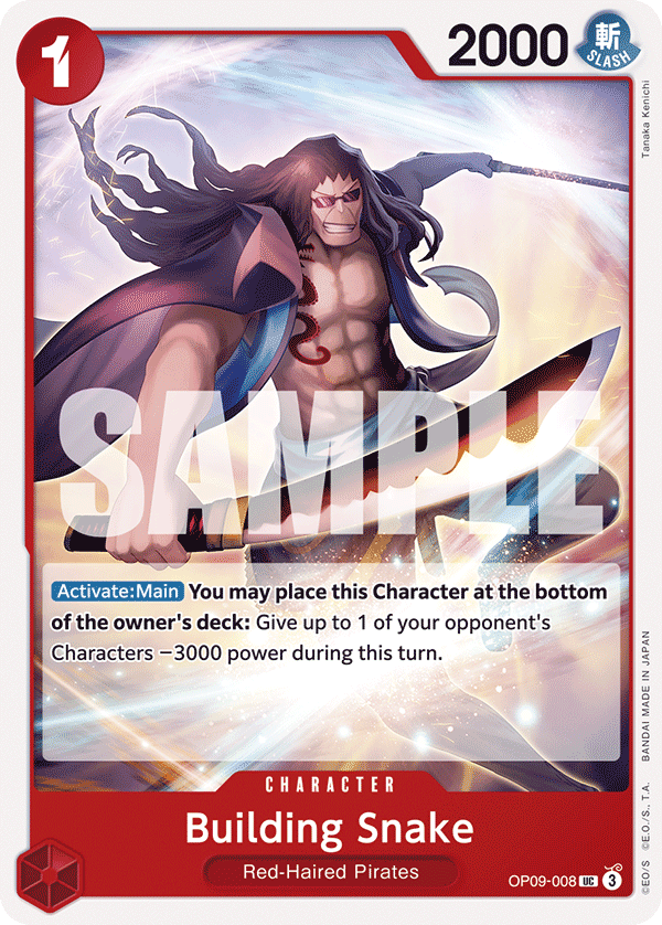 Building Snake One Piece card
