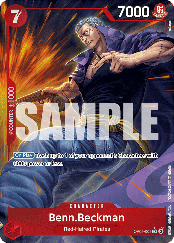 Benn.Beckman One Piece card
