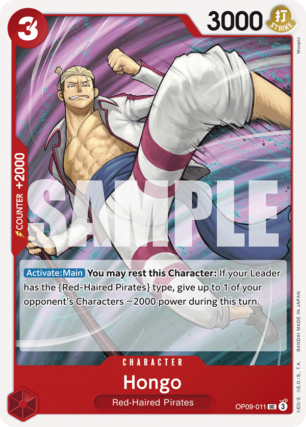 Hongo One Piece card
