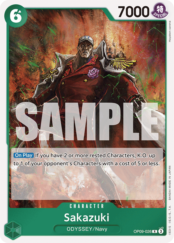Sakazuki One Piece card