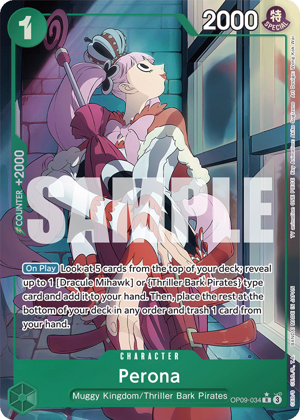 Perona One Piece card