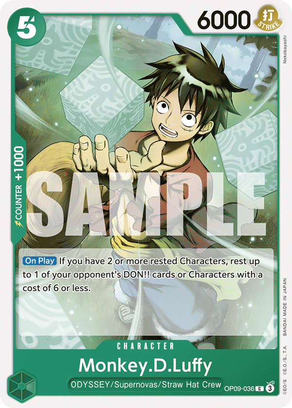Monkey.D.Luffy One Piece card