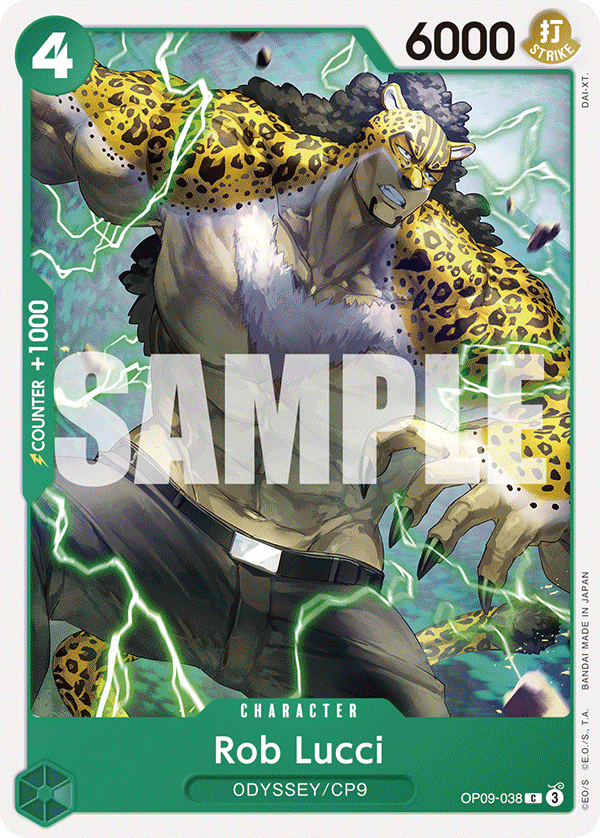 Rob Lucci One Piece card