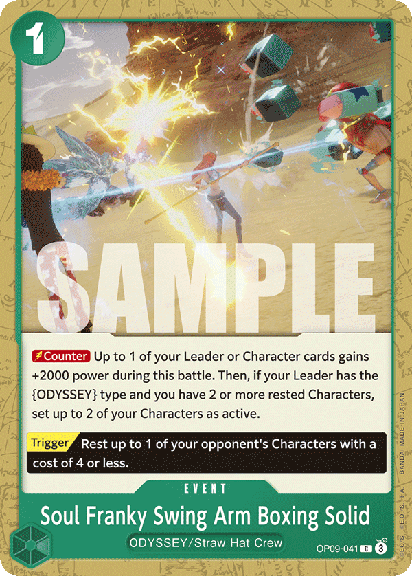 Soul Franky Swing Arm Boxing Solid One Piece card